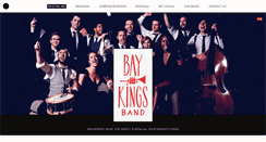 Desktop Screenshot of baykingsband.com